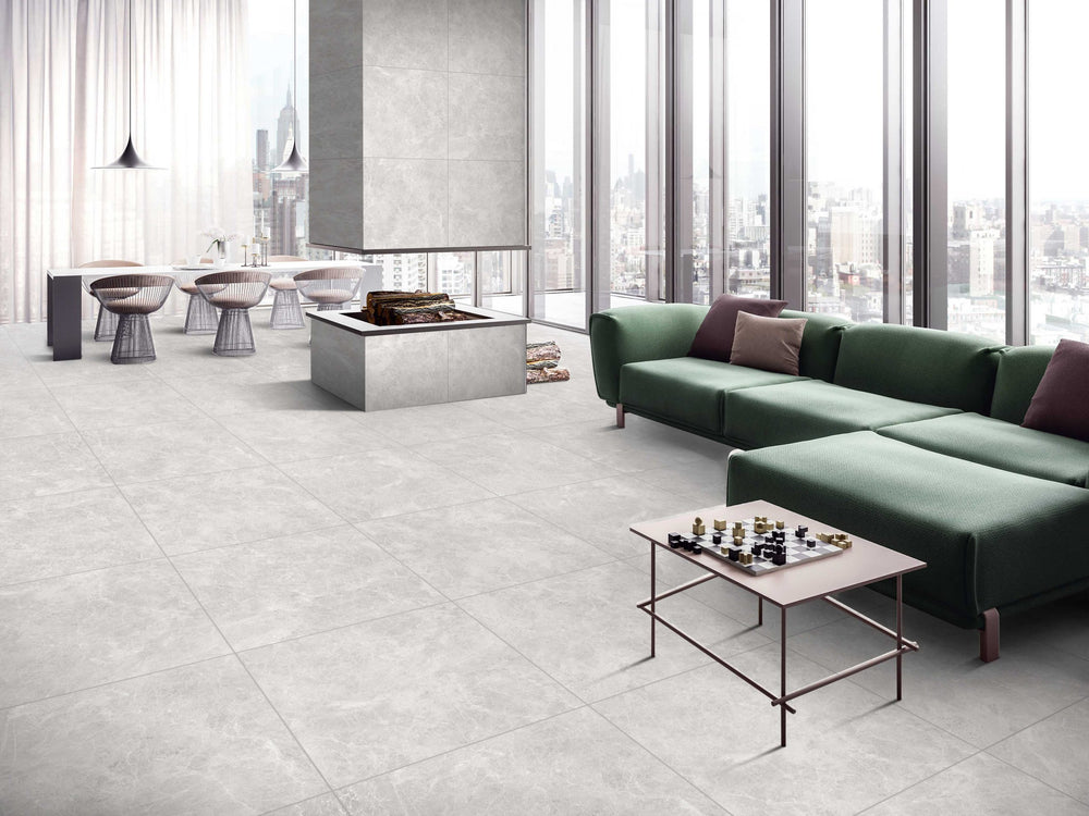Spanish Punch Grey Matt Tile – 60x60 cm