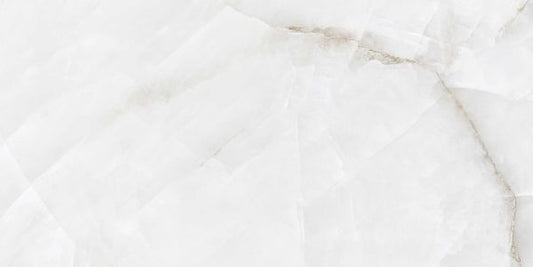 Elegant Onyx White Polished Tile – 30x60 cm