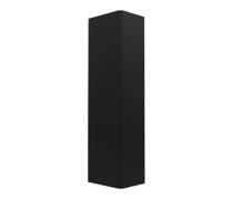 Cosmos 350mm Wall Hung 1 Door Tall Unit - Matt Black