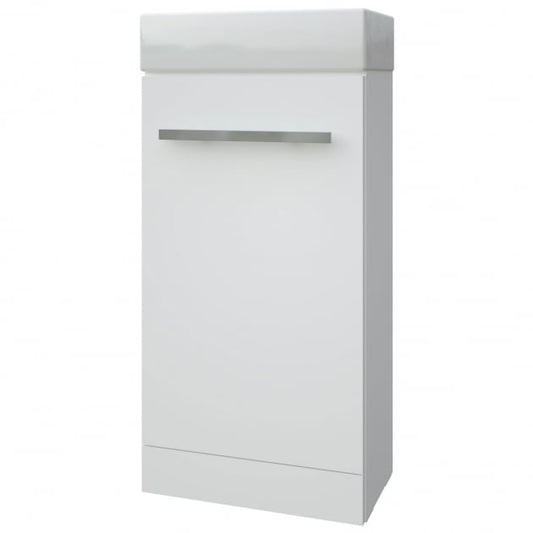 Purity Cloakroom Unit Floor standing White