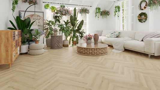 Dover Oak LVT Click - Herringbone