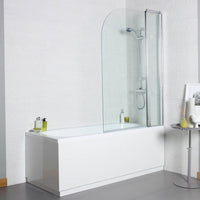Koncept Straight Screen with Panel 6mm