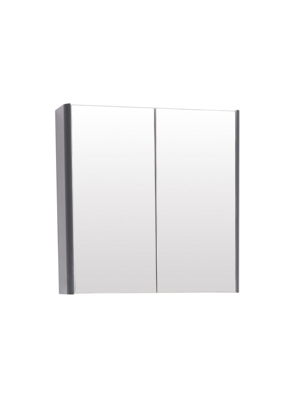 Options 24 600mm Mirror Cabinet Cool Grey