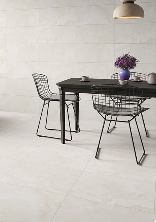 Sunlit Amber Beige Gloss Tile