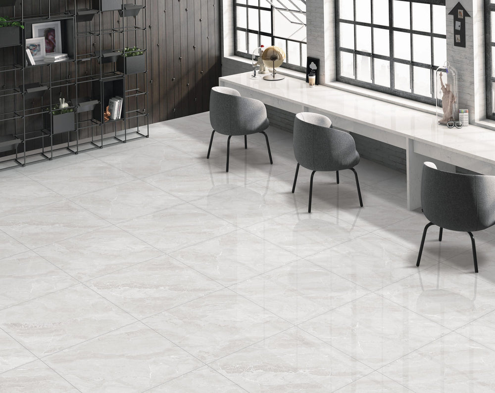 Polished White Marble Look Tile – Spectra Series 30x60 cm