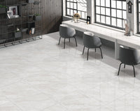 Polished White Marble Look Tile – Spectra Series 30x60 cm