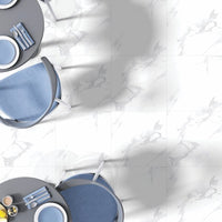 Luxury Statuario Marble Look Matt Tile – 60x60 cm