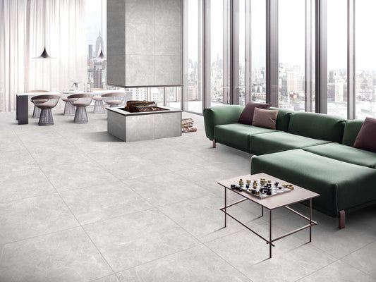 Spanish Punch Grey Matt Tile – 60x60 cm