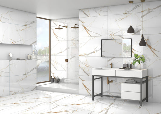 Splendor Gold Luxury Matt Tile – 60x60 cm
