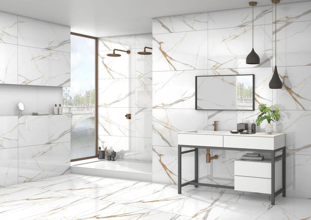 Splendor Gold Luxury Matt Tile – 60x60 cm