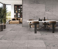 Premium Veins Grey Matt Finish Tile – 60x60 cm