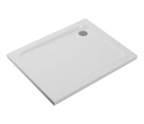 45mm Low Profile Rectangular Tray & Waste - White