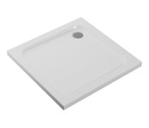 45mm Low Profile Square Tray & Waste - White