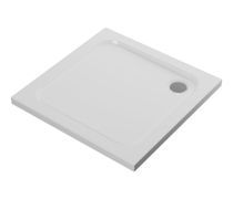//2Go 45mm Low Profile Square Tray & Waste - White