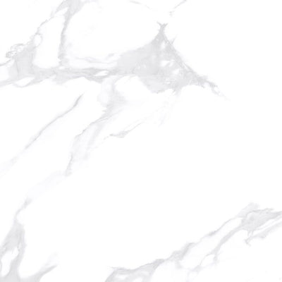 Luxury Statuario Marble Look Matt Tile – 60x60 cm