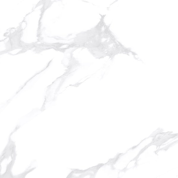 Luxury Statuario Marble Look Matt Tile – 60x60 cm