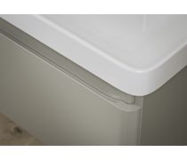 Cosmos 500mm Basin Unit & Rimless Close Coupled WC Pack - Matt Latte
