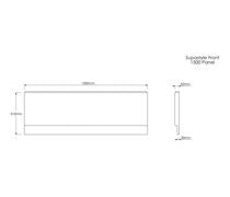 Plain Front Panel - White