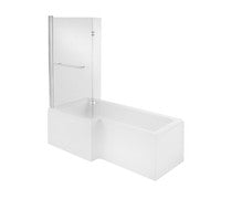 700mm L Shape/P Shape End Panel - White