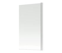 800x1400mm Square Bath Screen (6mm) - Chrome