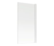 800x1400mm Square Bath Screen (6mm) - Chrome
