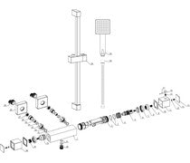 Argo Cool-Touch Thermostatic Bar Mixer Shower - Chrome