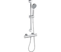 Terra Cool-Touch Thermostatic Bar Mixer Shower - Chrome