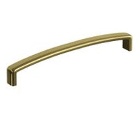 170mm Chunky D-Shape Handle - Brushed Brass