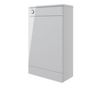Volta 500mm Floor Standing WC Unit - Grey Gloss