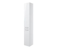 Volta 350mm Floor Standing 2 Door Tall Unit - White Gloss