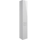 Venosa 350mm Floor Standing 2 Door Tall Unit - Grey Gloss