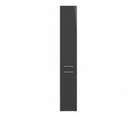 Volta 350mm Floor Standing 2 Door Tall Unit - Anthracite Gloss