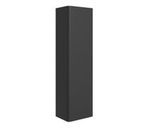 Cosmos 350mm Wall Hung 1 Door Tall Unit - Matt Black
