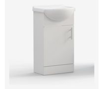 Vista Basin Unit & Basin - White Gloss