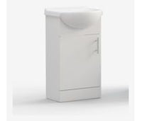 Vista Basin Unit & Basin - White Gloss
