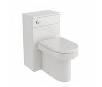 Vista 500mm WC Unit & BTW Pan Pack - White Gloss