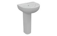 Arlo 550x400mm 1TH Basin & Full Pedestal