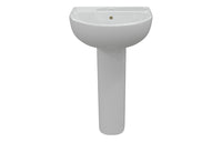 Tuscany 550x400mm 1TH Basin & Full Pedestal