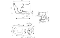 Jimi Close Coupled Fully Shrouded WC & Soft Close Seat