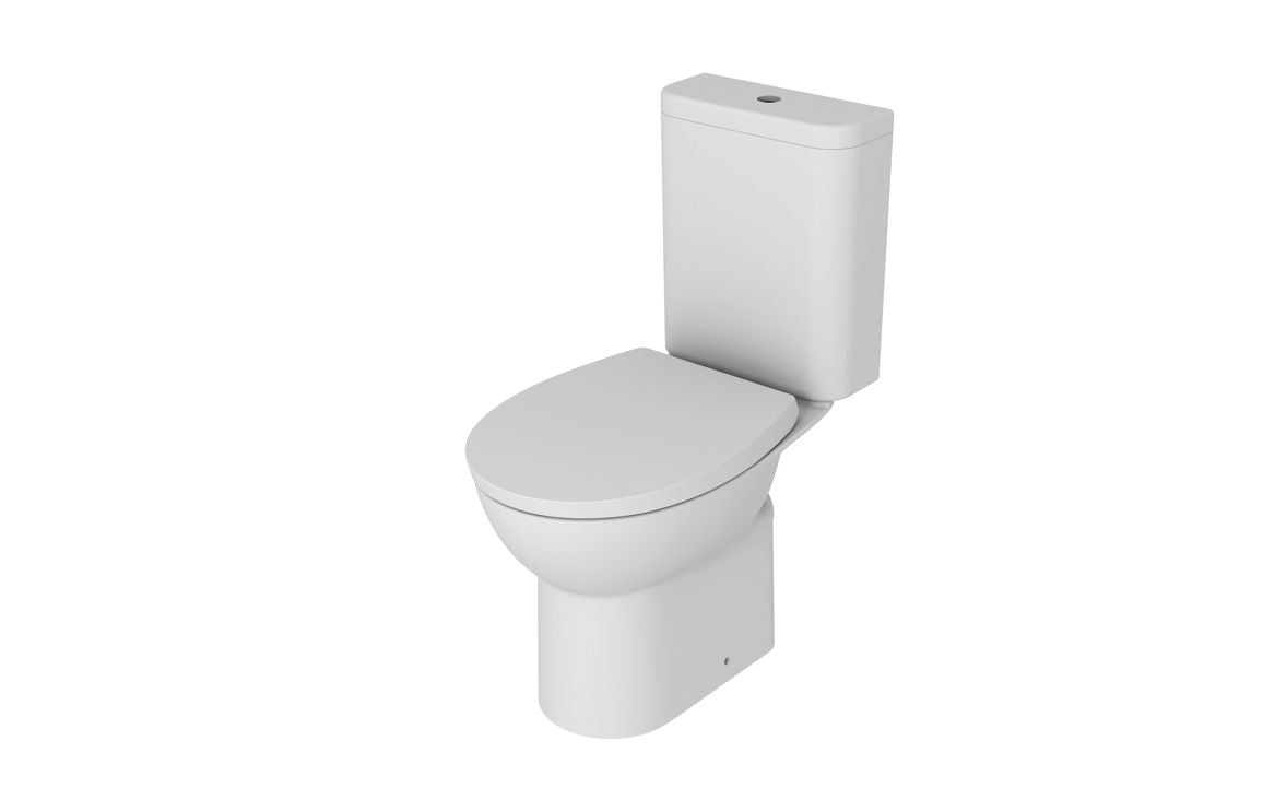 2Go Close Coupled Rimless WC & Soft Close Seat