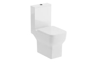 Arlo Rimless Close Coupled Open Back WC & Soft Close Seat