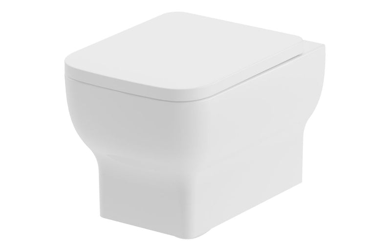 Arlo Rimless Wall Hung WC & Soft Close Seat