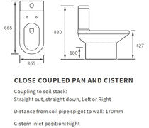 Vista 550mm Vanity & C/C Toilet Pack