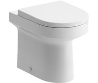 Vista 500mm WC Unit & BTW Pan Pack - White Gloss