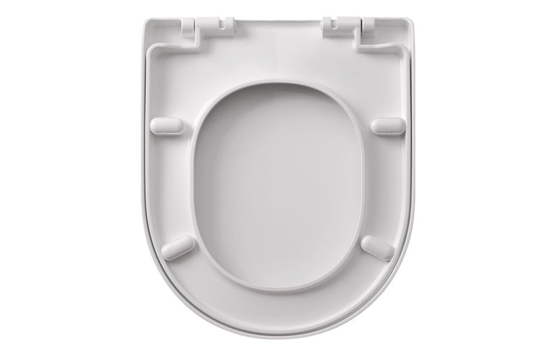 Laurus Rimless Close Coupled Open Back WC & Soft Close Seat