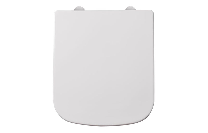 Cedarwood Rimless Short Projection Close Coupled Open Back WC & Wrapover Soft Close Seat