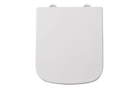 Cedarwood Rimless Short Projection Close Coupled Open Back WC & Wrapover Soft Close Seat