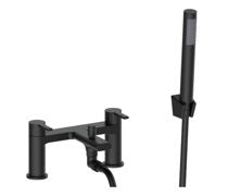 Evola Bath/Shower Mixer - Matt Black