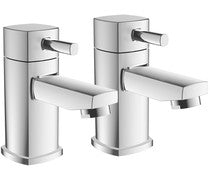 Toulon Bath Taps - Chrome