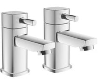 Toulon Bath Taps - Chrome